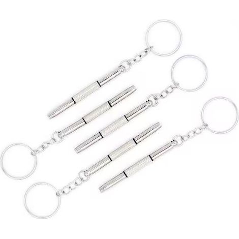 Ensemble de 5 tournevis pour lunettes, kit d'outils de réparation de lunettes multifonctionnel 3 en 1, ensemble de mini tournevis pour lunettes