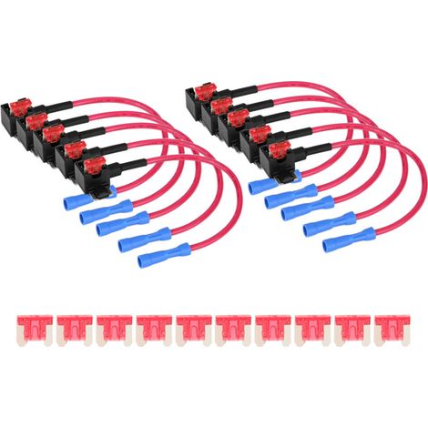 Ideal para conectar fusibles de automóviles, este adaptador de fusibles de doble ranura ofrece una fácil instalación (no requiere cortar cables), un conector flexible y alta calidad.