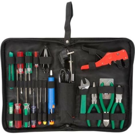 Coffret Multi-Outils - 18 Pièces - Acier Inoxydable Et Polycarbonate - Non Magnétique - Ergonomique - Pour Travaux De Précision - 1 Unité (1/3)