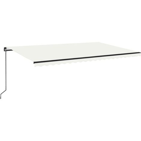 Maison Exclusive - Markise Manuell Einziehbar mit LED 500x350 cm