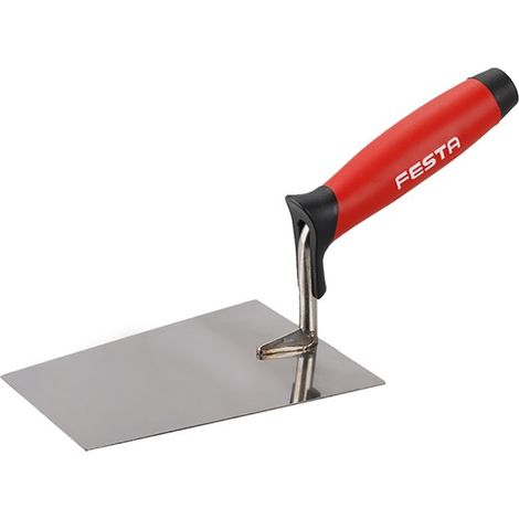 FESTA Maurerkelle aus Edelstahl, Gummigriff, 180 x 125 mm 31235.01