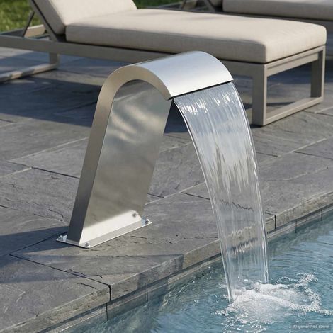 Teenpull – Poolbrunnen Silber 47 x 31 x 60 cm Edelstahl (1/5)