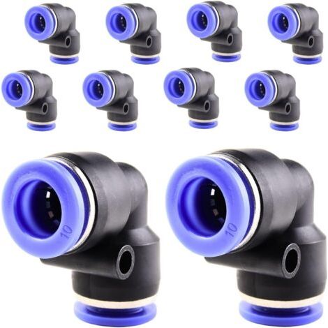 10 pièces 16 mm répartiteur en Y à 3 voies, raccord pneumatique, rapide plastique raccords Push to Connect, adaptateur de conduite d'air PY - PV-10mm (1/5)