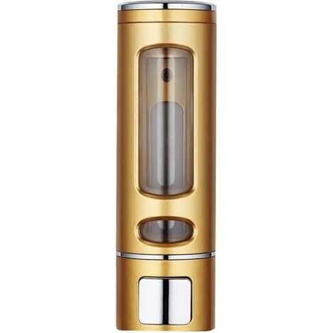 Distributeur de savon mural 400 ml en plastique liquide doré Tyrant pour cuisine et salle de bain, hôtels, lieux publics, hôpitaux, maisons (1/5)