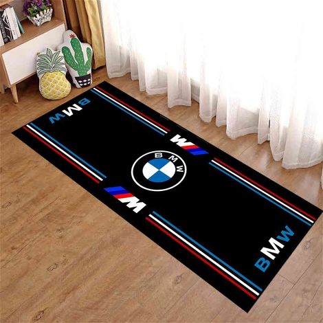 HSS-Tapis de moto, tapis antidérapant pour canapé et table basse de salon, résistant aux taches et facile à nettoyer - 100220cm (surface en polaire douce pour la peau)