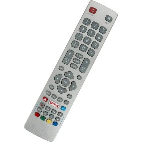 Télécommande Compatible TV Sharp 40AJ2E 40BJ3E 49BJ2E 49BJ3E 50BJ2E 55BJ2E 65BJ2E, Remplacement (1/5)