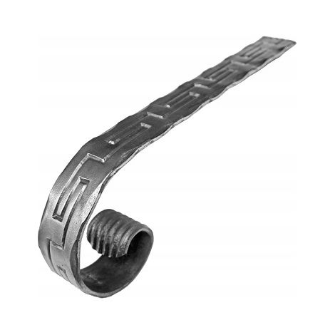 Flachgeländer, geschmiedete Elemente 40x8 30.014.01 40x8 H100XL350