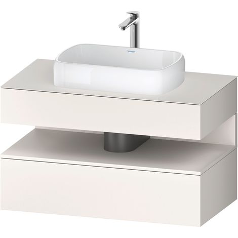 Lavabo consola Collection One de Duravit, 1 extraíble, 1 cajón, (1/2)