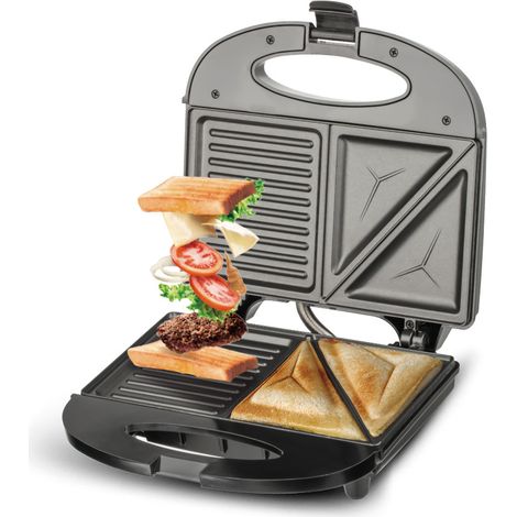 Grille-pain multifonction deux-en-un pour petit-déjeuner, conforme aux normes européennes et américaines de la RAF, avec barre triangulaire. (1/5)