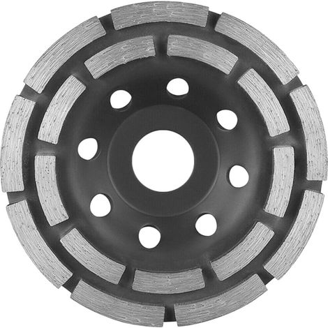 Meule Diamantée Professionnelle pour Polissage de Béton et Ciment, Disque à Découper les Cupules en Diamant Noir, Meule Segmentée pour Usage Industriel (1/4)