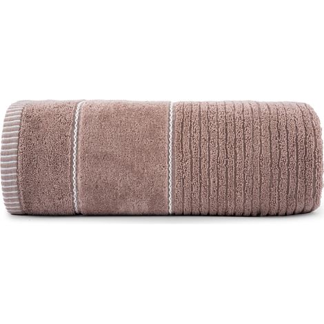Asciugamano 50x90 Teo polvere 470g 100% cotone con velour (1/2)
