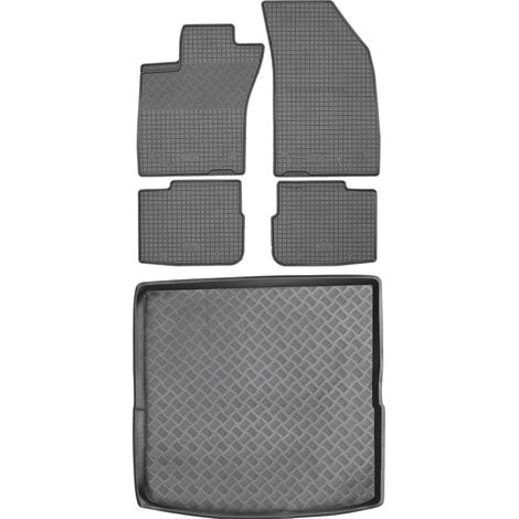 Fiat Tipo Kombi a partir de 2015 SET - Alfombrillas de goma para coche + alfombrilla para maletero