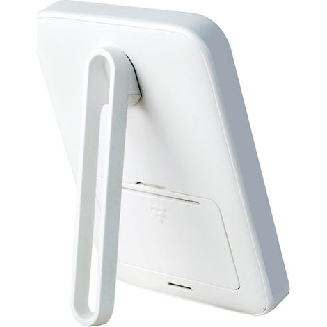 Termometro per interni con lettere grandi Termometro igrometro con display LCD da 4,1" Temperatura interna di lunga durata Termometro digitale preciso per cameretta, ufficio e soggiorno (1/4)