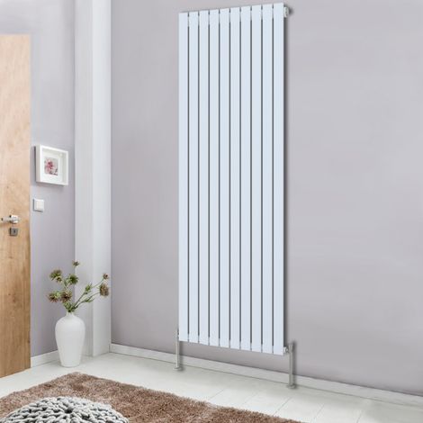 NRG Designer Radiator Flat Panel White Central Heating Rads Vertical 1800x680mm Single