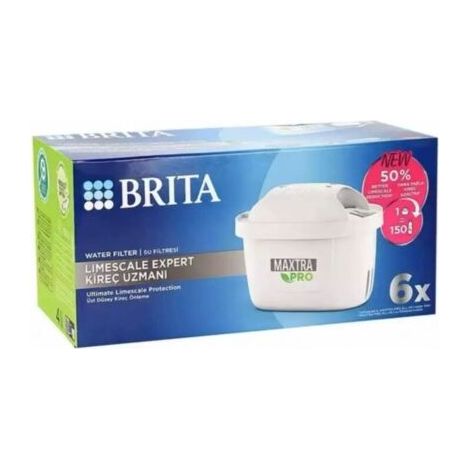 Filtri per l'acqua BRITA MAXTRA PRO Hard Water Expert, 6 unità.