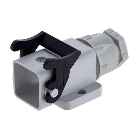 Amphenol C146 10N003 500 4 Custodia a zoccolo con attacco filettato, con collegamento a vite, 1 uscita per cavo 1 pz.