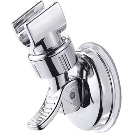 Lot De 2 Supports De Pommeau De Douche Réglables, Support De Pommeau De Douche À Main À Ventouse Pour Salle De Bain, Support De Baguette À Main Amovible, Support D'Aspiration Mural