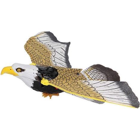 Jouet de simulation d'oiseau volant automatique, jouable sans les mains, jouet d'oiseau volant réaliste pour chats d'intérieur afin de lutter contre l'ennui (Aigle) (1/5)