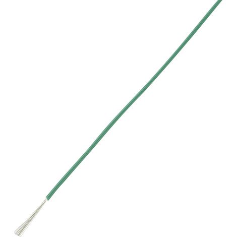 TRU COMPONENTS 1565155 Litze LiY 1 x 0.14 mm² Grün 10 m