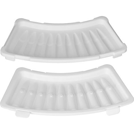 2 Stück innovative Eiswürfelformen mit Deckel, weiß, multifunktionale Eiswürfelform für Zuhause, Sommer (1/5)