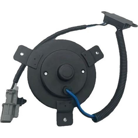 1. Color: Black Material: Plastic and metal Electric car radiator fan--DTEKGAZ