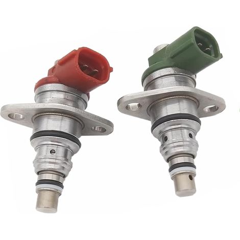2pcs / pack 096710-0120 096710-0130 Vanne de régulation de course d’aspiration électrovanne SCV Compatible avec To-yo-ta RAV4 pour O-pel 3.0 V6 CDTi Saab 3.0 TiD MA