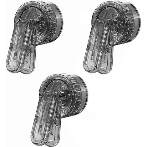 Drehbare Saugnapf-Aufbewahrungsclips mit Haken, Mehrfach-Saugnapfklemme C--