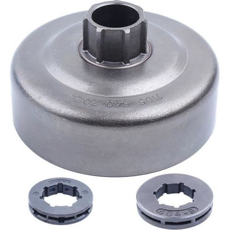 Tambour d'embrayage w.404 Pas 7T 8T Pignon Jante Kit pour Stihl 070 070AV MS720 (1/4)