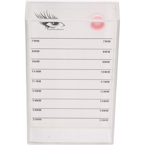 Porte-conteneur transparent pour colle de faux cils, boîte de greffe de cils, support de palette de maquillage (1/5)