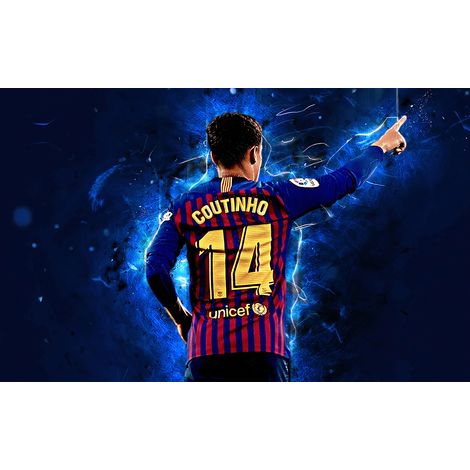 Papier peint panoramique Football - Joueur de Foot - 130 cm x 81 cm (1/2)