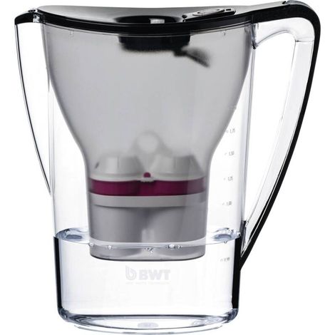 BWT Aqualizer Home Filtro de agua para jarra 2,7 L Negro, Transparente (1/2)