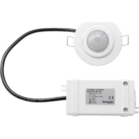 Detector de movimiento 360º empotrable en techo CCT56P001 de Schneider (1/2)