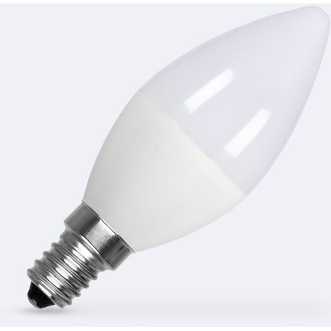 LED-Glühbirne E14 5W 500 lm C37 No Flicker 4000K Neutralweiß