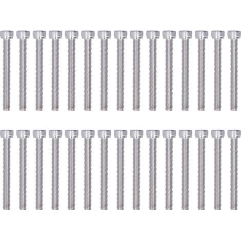 30 M5-Innensechskantschrauben, Edelstahl A2 – 40-mm-Set – 30 Stück
