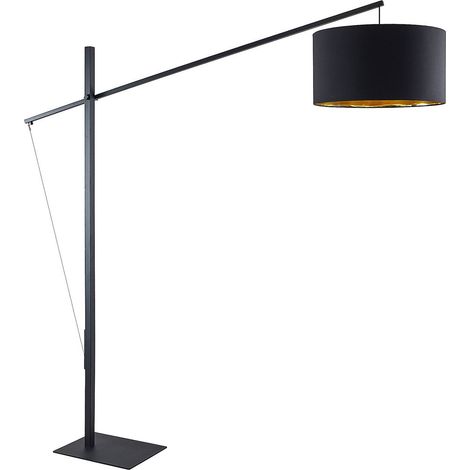 Floor Lamp 'Mossa' made of Metal for Living Room & Dining Room
