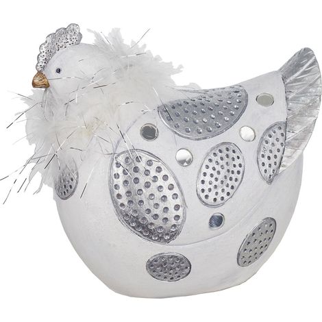 Signes Grimalt Figure de figure de gallina  Figure Gallina Animaux blanc 17x10x18cm 27473 (1/4)