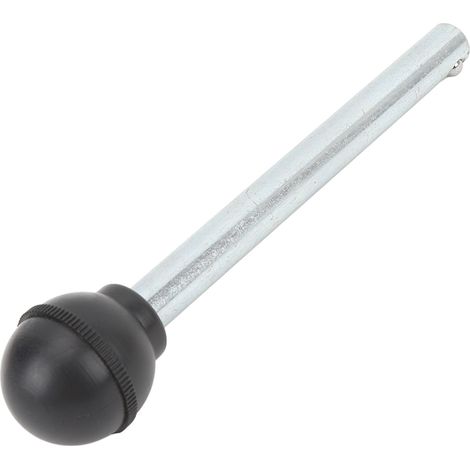 Goupille de verrouillage magnétique universelle à bille pour colonne de poids de musculation, 10 x 95 mm / 0,4 x 3,7 pouces (1/5)