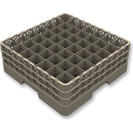 Casier de Lavage Ouvert pour 49 Verres - H 140 à 300 mm - Pujadas