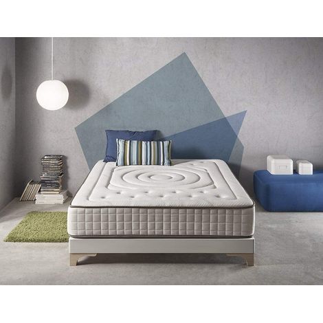 Simpur – Matelas mémoire de forme 120x190 cm – Épaisseur 25 cm – Accueil moelleux – Ferme – Anti-acariens – Hypoallergénique – Circulation d’air optimale