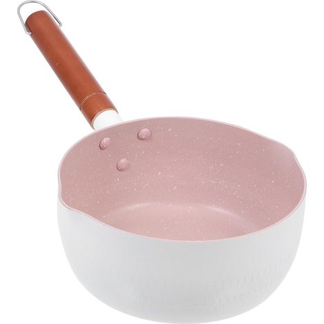 Casserole antiadhésive blanche de 20 cm pour la cuisine (1/5)