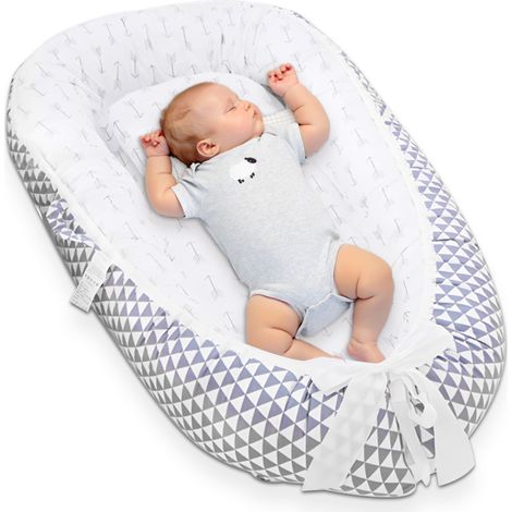 1 lit bébé en coton, portable et démontable, adapté aux nouveau-nés, environnement naturel, usage intérieur (1/5)