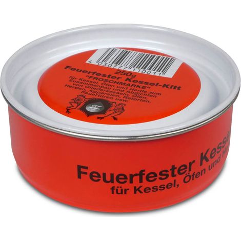 Feuerfester Kesselkitt - Froschmarke Dose 250g (1/3)