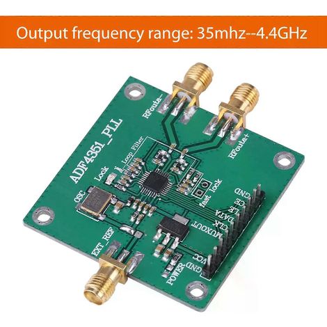 Synthétiseur de fréquence à boucle à verrouillage de phase ADF4351-PLL (35 MHz-44 GHz) - Carte de développement ADF4351 (1/4)