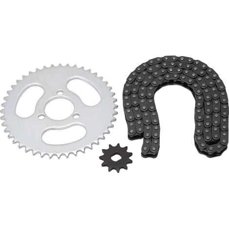 Pignon T8F - Remplacement des Pignons Avant et Arrière T8F Ensemble d'engrenages Haute Puissance Karts Modifiés VTT et Motos - Ensemble d'engrenages (1/4)