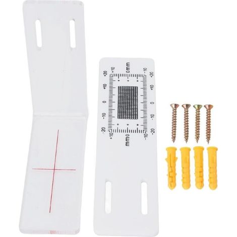 Enowelir Moniteur de Fissures Standard en ABS Acrylique pour Surveiller les Murs de Construction