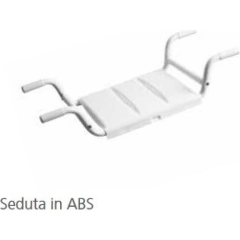Seggiolino bianco vasca doccia disabili anziani da 65 cm - ponte giulio (1/2)