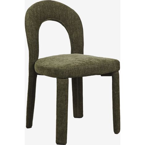 Silla de comedor tapizada y en hierro Gianis SKLUM        (1/5)