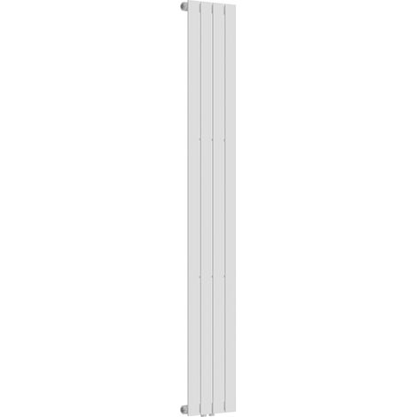 Radiatore a pannello piatto 598 watt acciaio 180 x 30 cm bianco 030010454