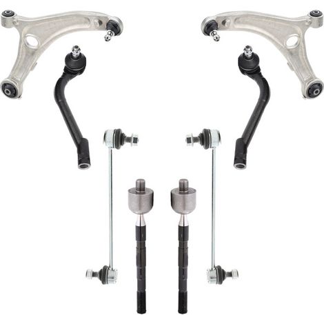 KIT BRACCIO OSCILLANTE 8 PEZZI COMPATIBILE CON HYUNDAI i40 I (VF) 1.7 CRDi 03.2012 - 05 / Kit Sospensione Completo OE/OEM / Bracci Oscillanti + Testine Sterzo / Sostituzione Diretta OEM