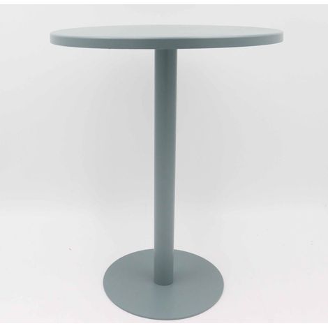 Bonturi Casa Tavolino Metallo Grigio H50 D40 cm